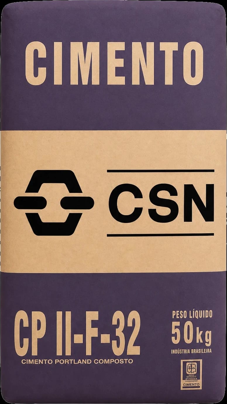 Saco de Cimento CSN CP II-F-32 de 50 kg